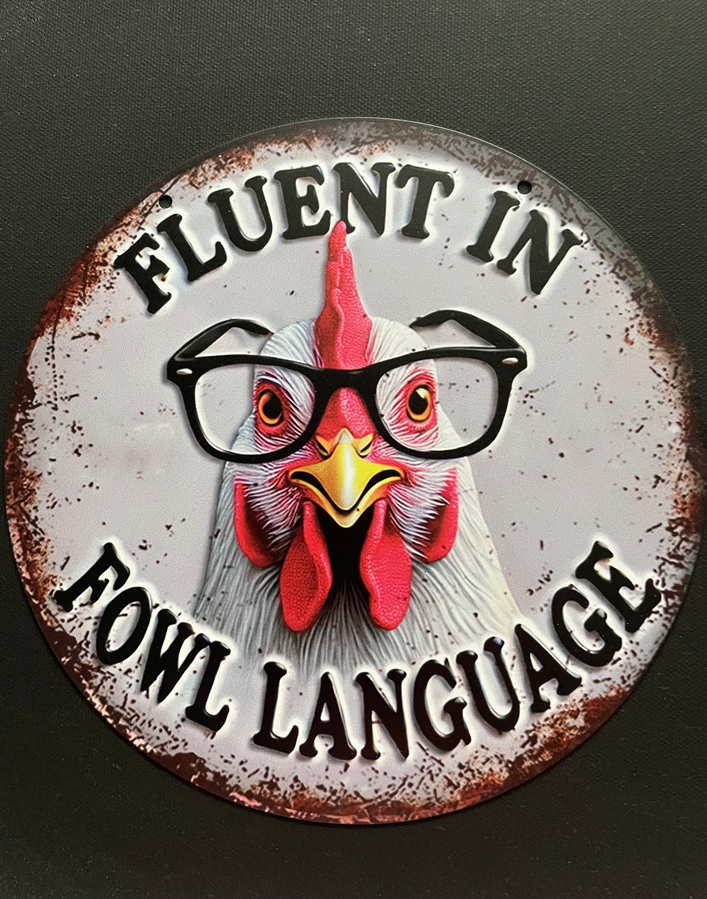 Pre-Orders - You select sign design on 16 inch handpainted wood round