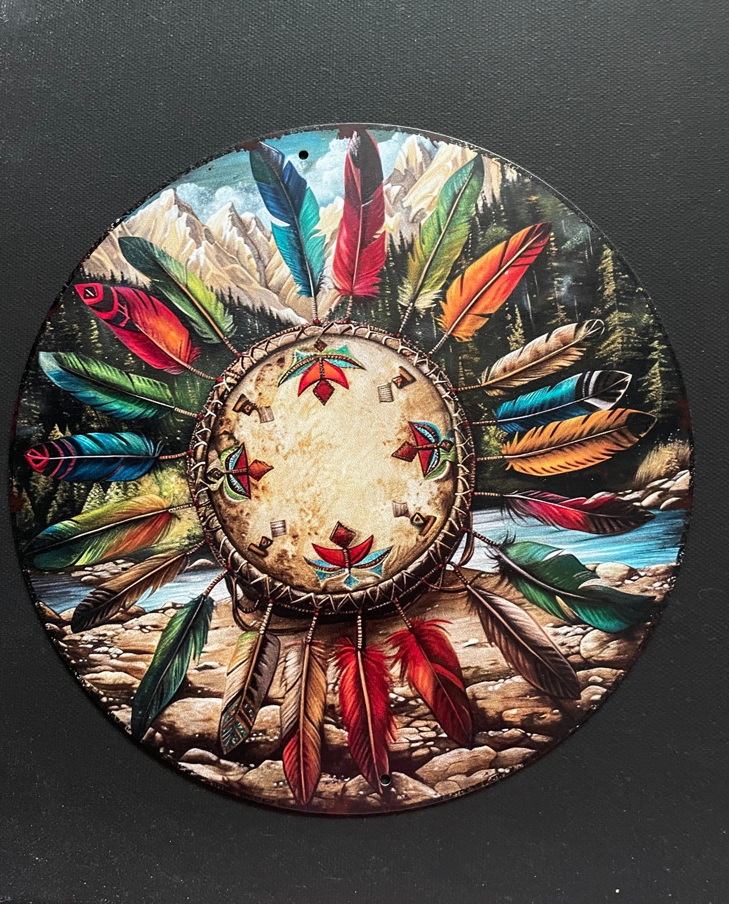 Pre-Orders - You select sign design on 16 inch handpainted wood round