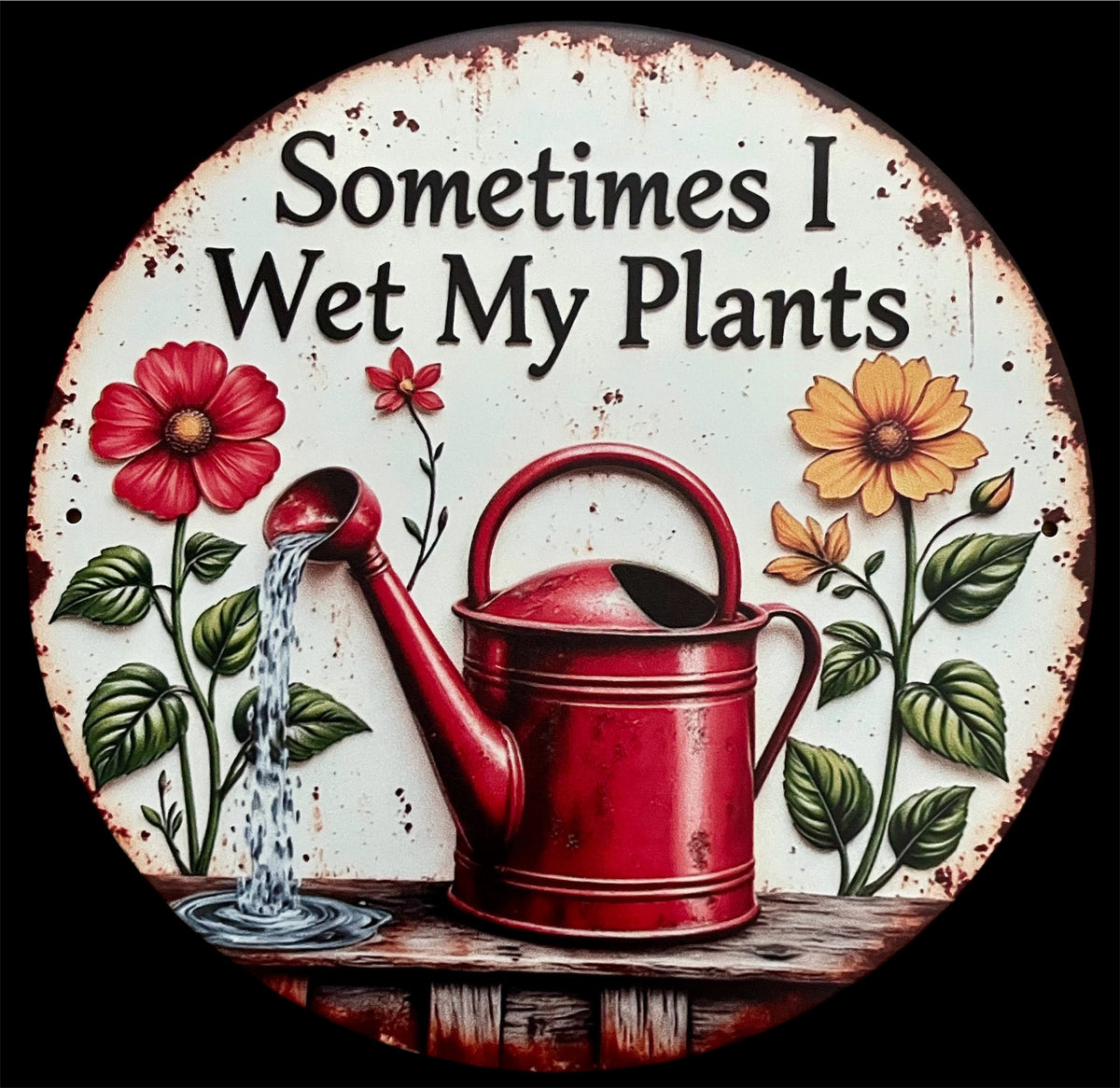 Pre-Orders - You select sign design on 16 inch handpainted wood round