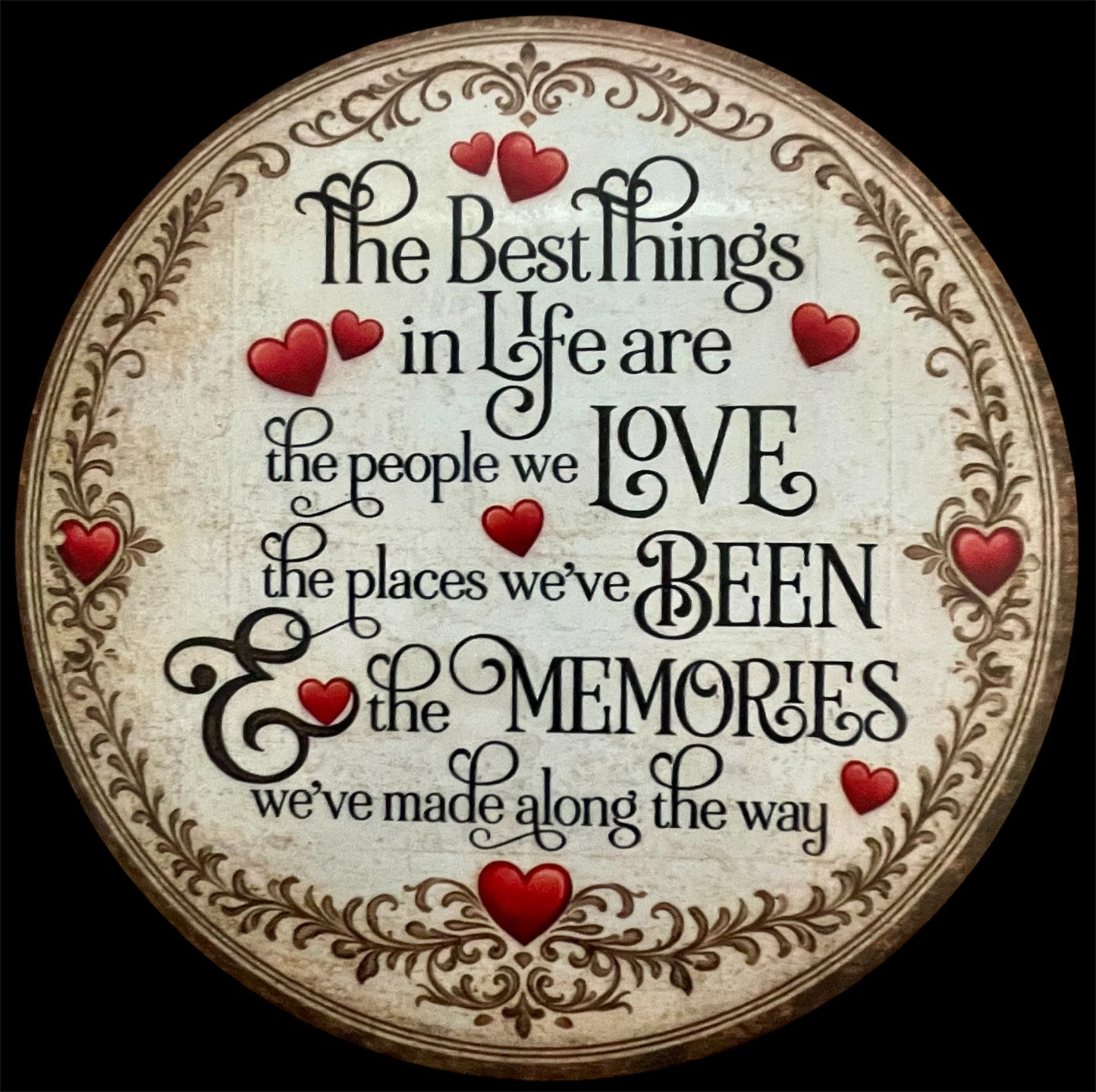 Pre-Orders - You select sign design on 16 inch handpainted wood round