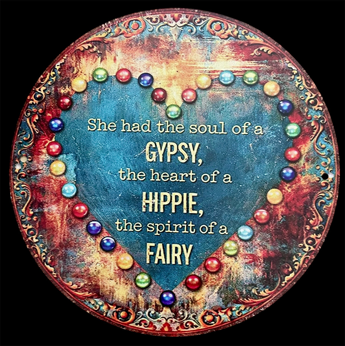 Pre-Orders - You select sign design on 16 inch handpainted wood round