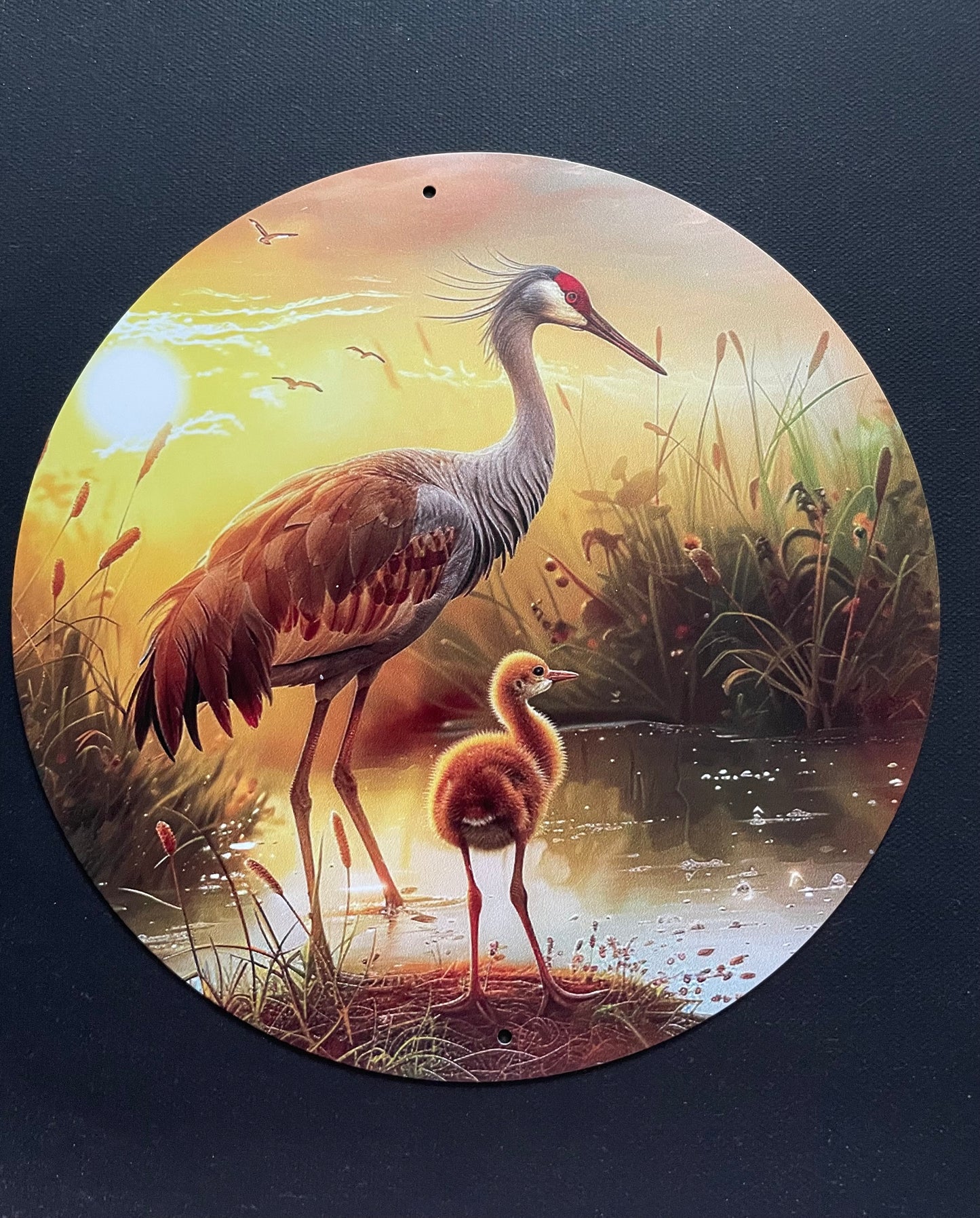 Pre-Orders - You select sign design on 16 inch handpainted wood round