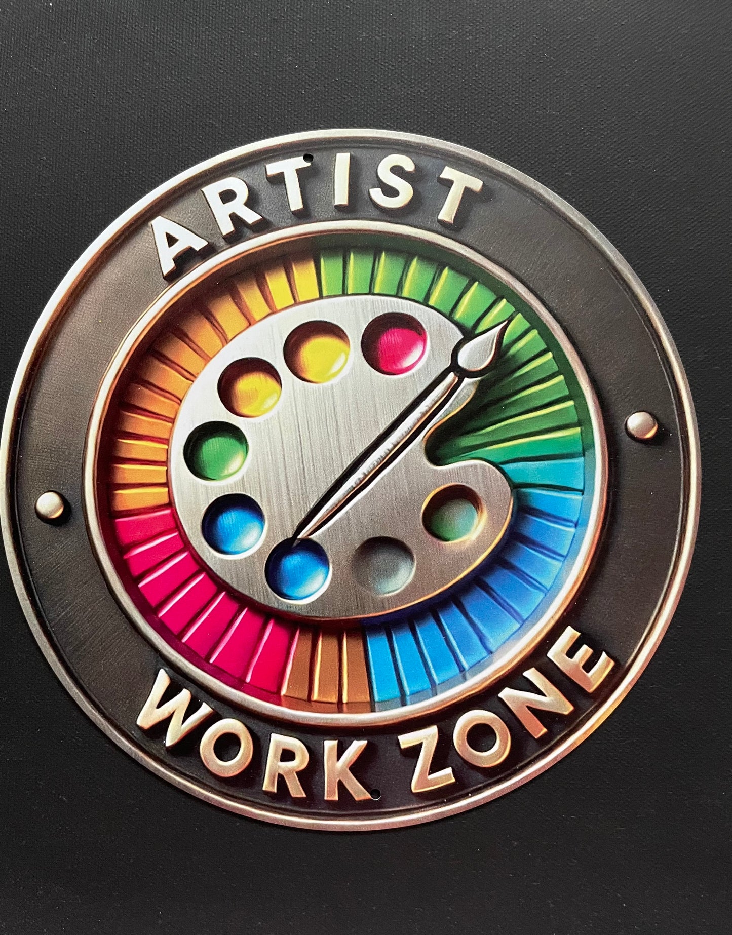 Pre-Orders - You select sign design on 16 inch handpainted wood round