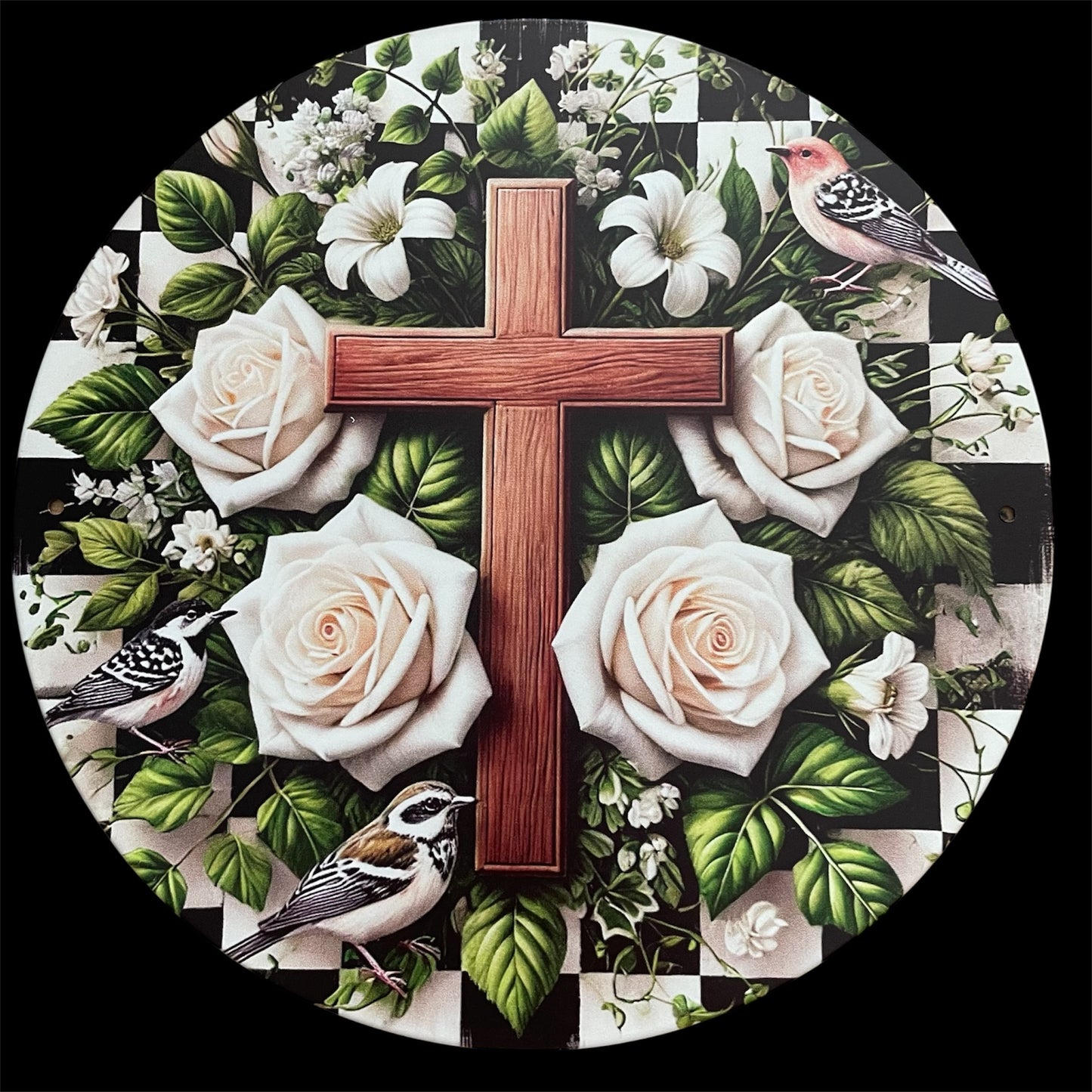 Pre-Orders - You select sign design on 16 inch handpainted wood round