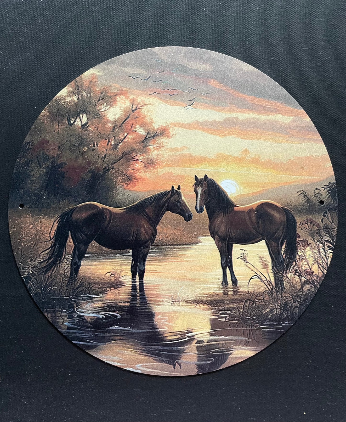 Pre-Orders - You select sign design on 16 inch handpainted wood round