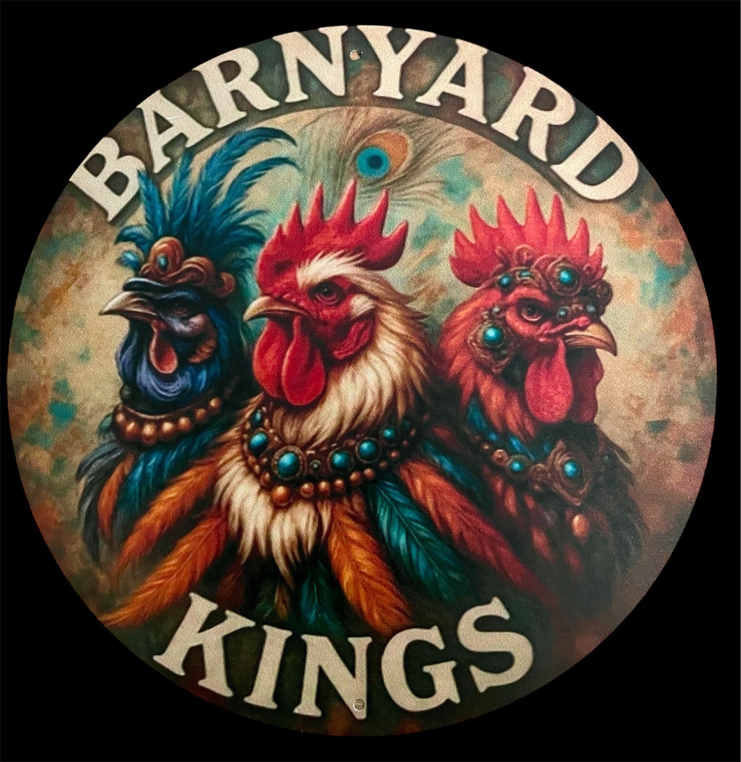Pre-Orders - You select sign design on 16 inch handpainted wood round
