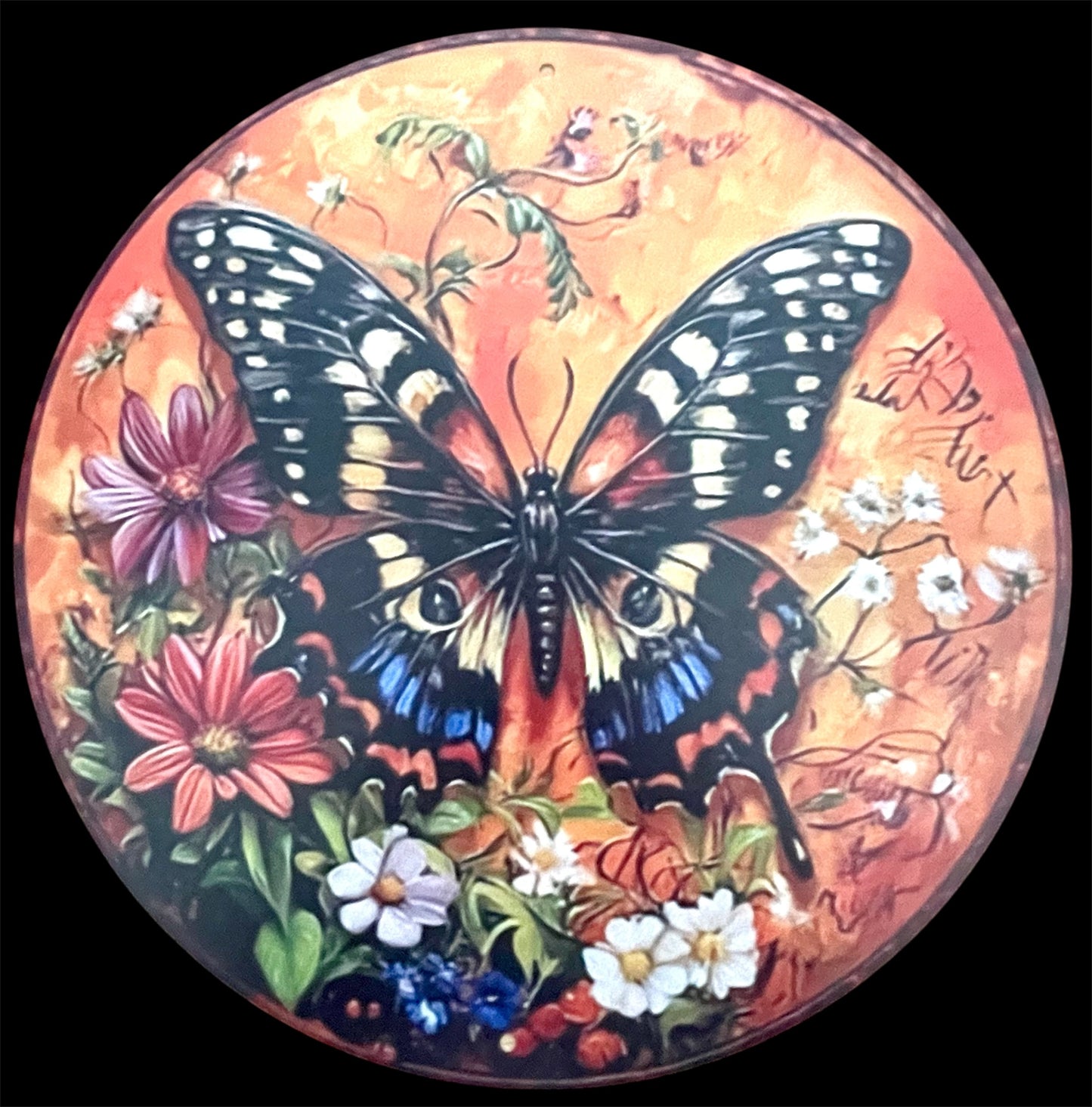 Pre-Orders - You select sign design on 16 inch handpainted wood round