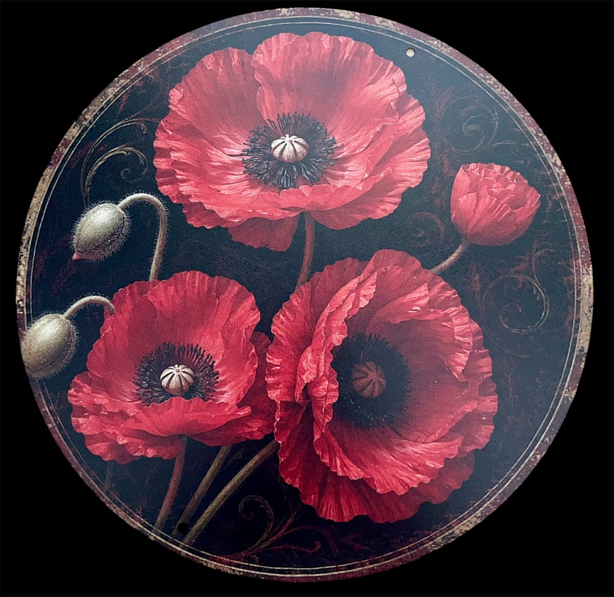 Pre-Orders - You select sign design on 16 inch handpainted wood round