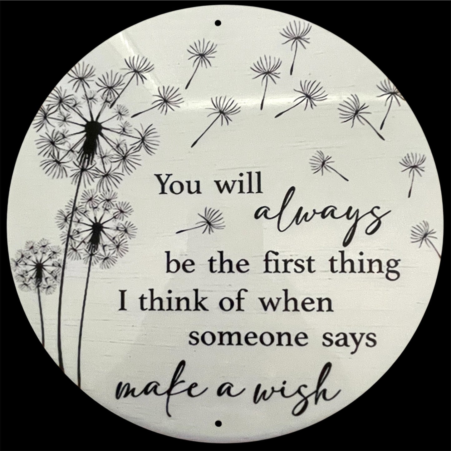 Pre-Orders - You select sign design on 16 inch handpainted wood round