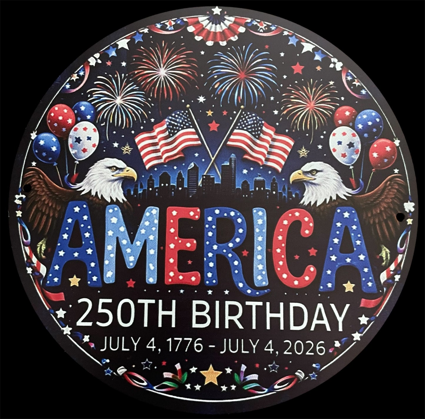 Pre-Orders - You select sign design on 16 inch handpainted wood round
